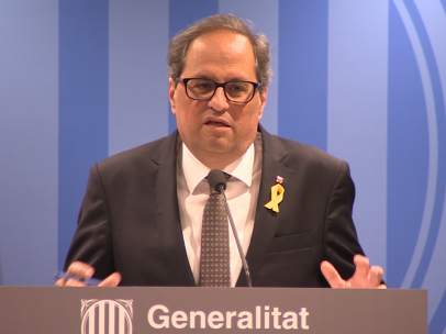 El presidente de la Generalitat Quim Torra