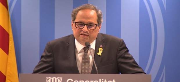 El presidente de la Generalitat, Quim Torra