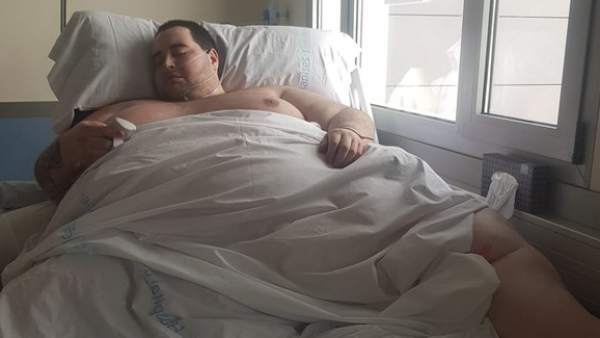 El joven Teófilo durante su estancia hospitalaria El joven Teófilo durante su estancia hospitalaria