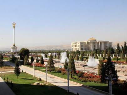 Palacio de las Naciones, en Dusambé, capital de Tayikistán.