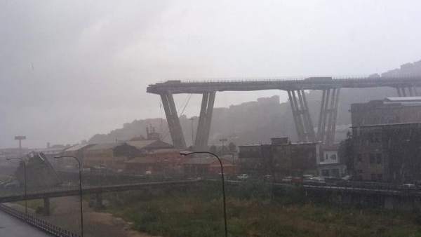 Derrumbe puente Morandi Derrumbe puente Morandi