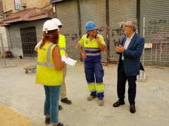 Flores visita las obras