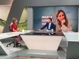 La vicesecretaria de comunicación del PP, Marta González, en una entrevista