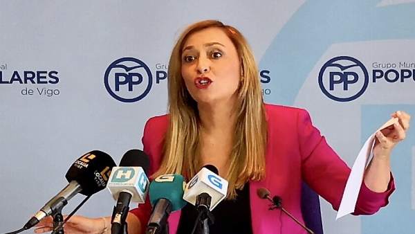 La portavoz del PP de Vigo, Elena Muñoz La portavoz del PP de Vigo, Elena Muñoz