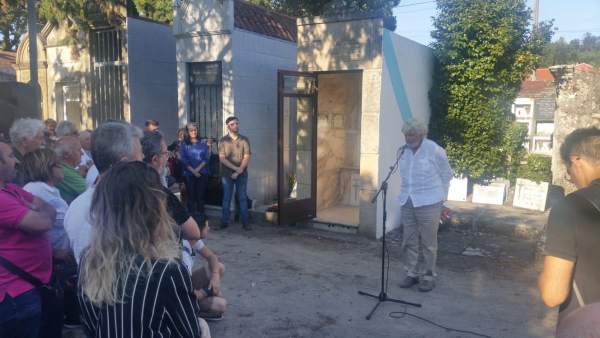 Xosé Manuel Beiras en el homenaje a Alexandre Bóveda en el Día da Galiza Mártir Xosé Manuel Beiras en el homenaje a Alexandre Bóveda en el Día da Galiza Mártir