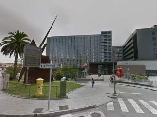Hospital Universitario Marqués de Valdecilla, donde fue trasladado el hombre herido