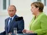 Segundo encuentro en tres meses entre Merkel y Putin con el objetivo puesto en Ucrania y Siria