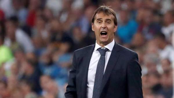 Julen Lopetegui, entrenador del Real Madrid. Julen Lopetegui, entrenador del Real Madrid.