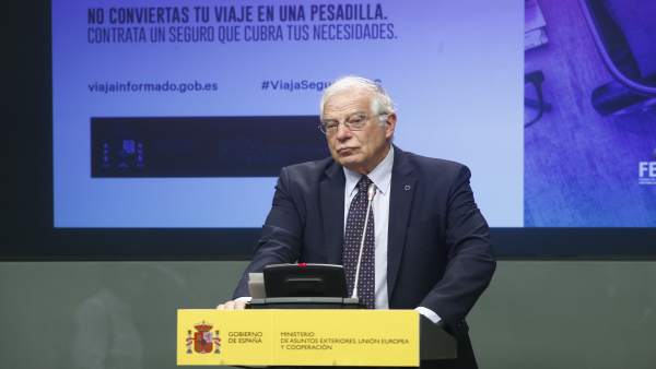 Josep Borrell presenta la campaña Viaja informado, viaja seguro Josep Borrell presenta la campaña Viaja informado, viaja seguro