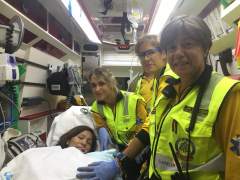 Una mujer da a luz en plena calle en Madrid