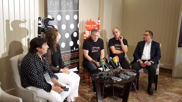 Presentación del festival Flamenco on Fire. Presentación del festival Flamenco on Fire.