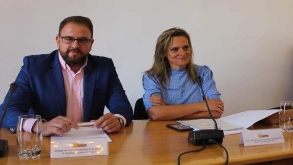 El alcalde de Mérida y la delegada del Gobierno, Yolanda García Seco El alcalde de Mérida y la delegada del Gobierno, Yolanda García Seco