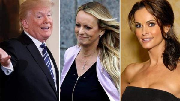 Donald Trump, Stormy Daniels y Karen McDougal Donald Trump, Stormy Daniels y Karen McDougal
