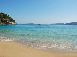 Cala San Vicente de Ibiza.