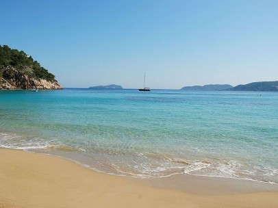 Cala San Vicente de Ibiza.