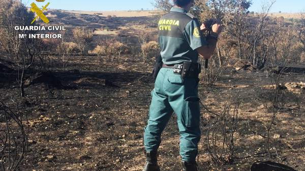 Investigaciones de la Guardia Civil sobre el incendio. Investigaciones de la Guardia Civil sobre el incendio.