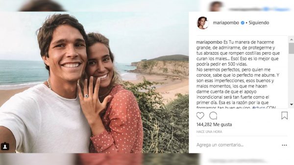 La 'influencer' María Pombo y su novio La 'influencer' María Pombo y su novio