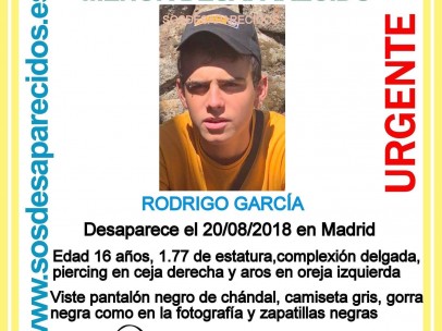 Menor desaparecido en San Sebastián de los Reyes