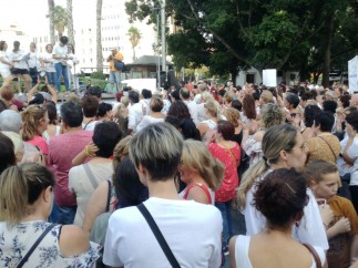 Concentración Kellys en Plaza España