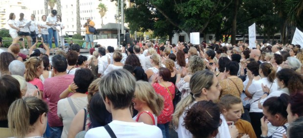 Concentración Kellys en Plaza España