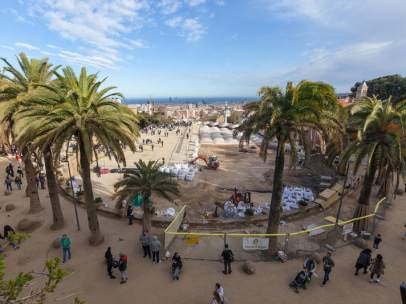 Plaça de la Natura del Park Güell de Barcelona.