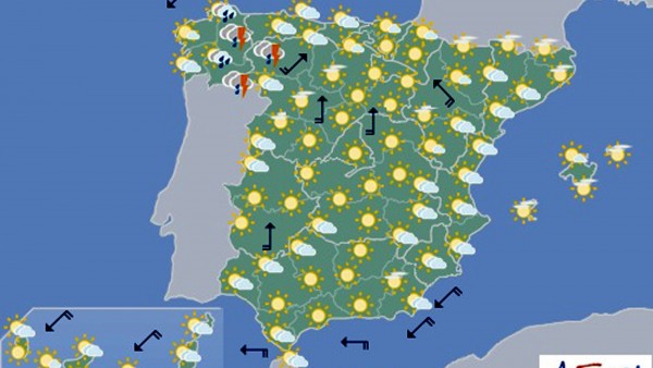 Mapa elaborado por la Aemet Mapa elaborado por la Aemet