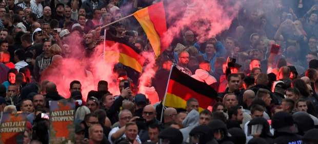 La 'caza neonazi al extranjero' que se ha dado en Chemnitz (Alemania).