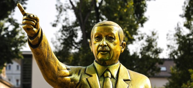 Estatua de Erdogan.