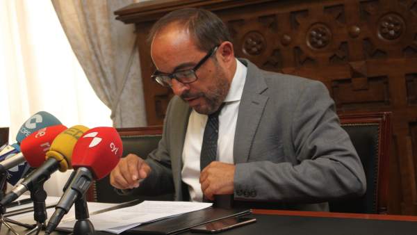 El presidente de la Diputación de Soria, Luis Rey. El presidente de la Diputación de Soria, Luis Rey.