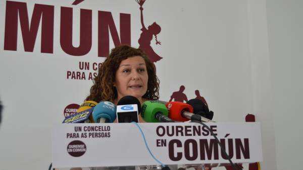 Edil de Ourense en Común, Montserrat Valencia León Edil de Ourense en Común, Montserrat Valencia León