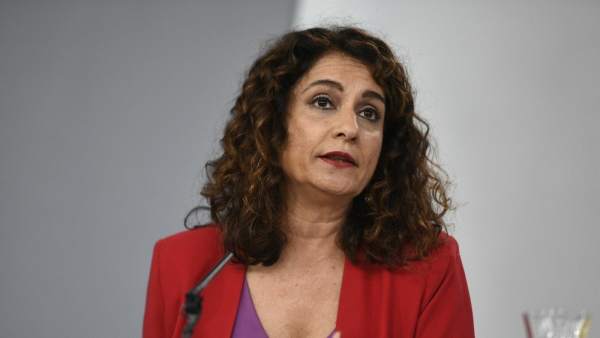 Rueda de prensa de la ministra de Hacienda, María Jesús Montero Rueda de prensa de la ministra de Hacienda, María Jesús Montero