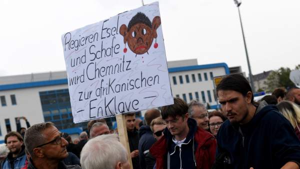 Manifestación de la ultradereche neonazi alemana en Chemnitz Manifestación de la ultradereche neonazi alemana en Chemnitz