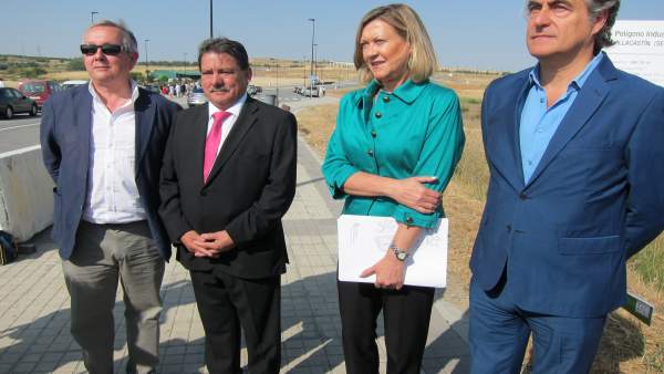 Del Olmo a su llegada al polígono Valdeherrera (Segovia) Del Olmo a su llegada al polígono Valdeherrera (Segovia)