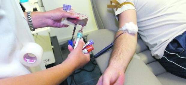 Imagen de una donación de sangre.