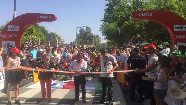 Linares acoge la salida de la octava etapa de La Vuelta Linares acoge la salida de la octava etapa de La Vuelta
