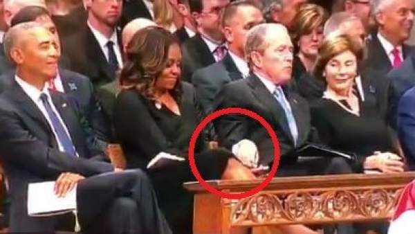 Bush y Michelle Bush y Michelle