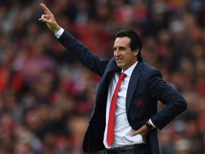 Unai Emery, técnico del Arsenal.