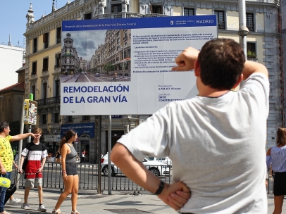 Obras en Gran Vía