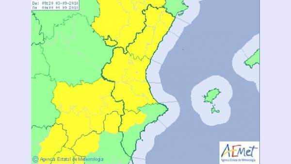Previsión lluvias en la Comunitat Previsión lluvias en la Comunitat