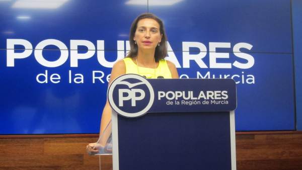 La portavoz del Partido Popular de la Región de Murcia, Nuria Fuente La portavoz del Partido Popular de la Región de Murcia, Nuria Fuente