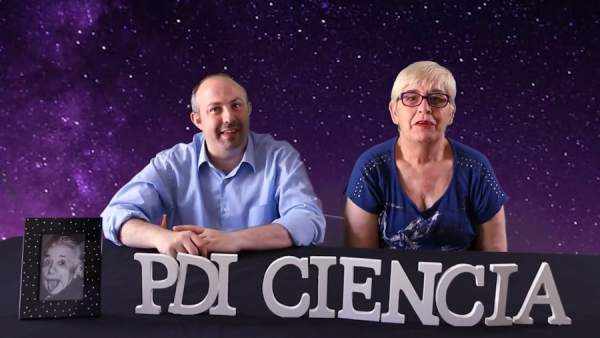Castillo y Bermúdez, 'youtubers' y miembros del equipo de 'PDI Ciencia' Castillo y Bermúdez, 'youtubers' y miembros del equipo de 'PDI Ciencia'