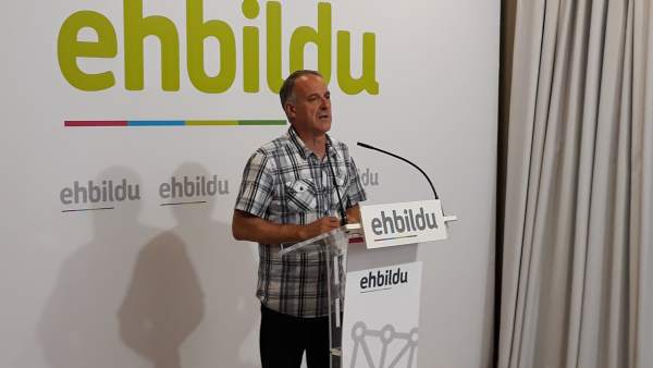 Adolfo Araiz, portavoz de EH Bildu. Adolfo Araiz, portavoz de EH Bildu.