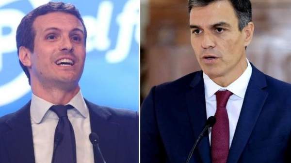 Pablo Casado y Pedro Sánchez Pablo Casado y Pedro Sánchez