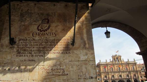 Nueva inscripción sobre Miguel de Cervantes. Nueva inscripción sobre Miguel de Cervantes.