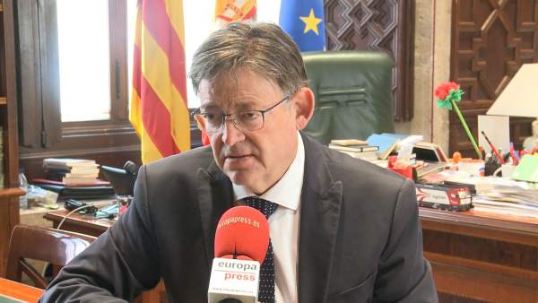 Ximo Puig en una entrevista a Europa Press Ximo Puig en una entrevista a Europa Press