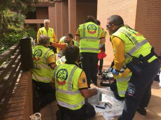 Hombre tiroteado en Usera