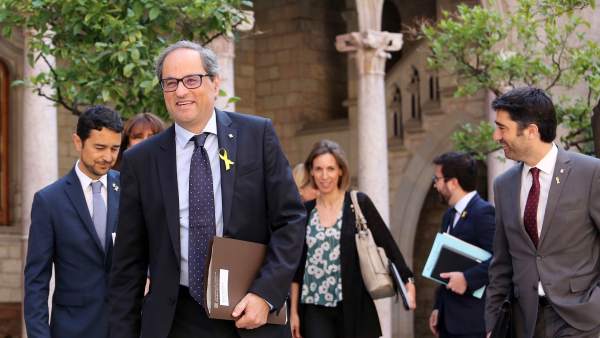El presidente de la Generalitat, Quim Torra. El presidente de la Generalitat, Quim Torra.