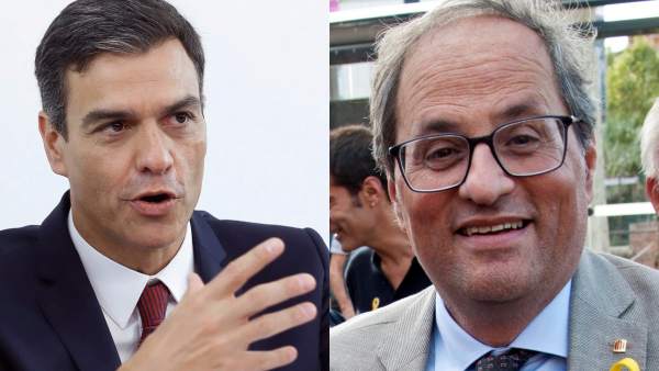 Sánchez y Torra. Sánchez y Torra.