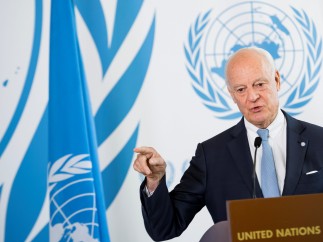 El enviado especial de la ONU para Siria, Staffan de Mistura