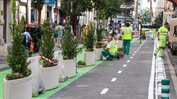 Carril bici en San Vicente Carril bici en San Vicente
